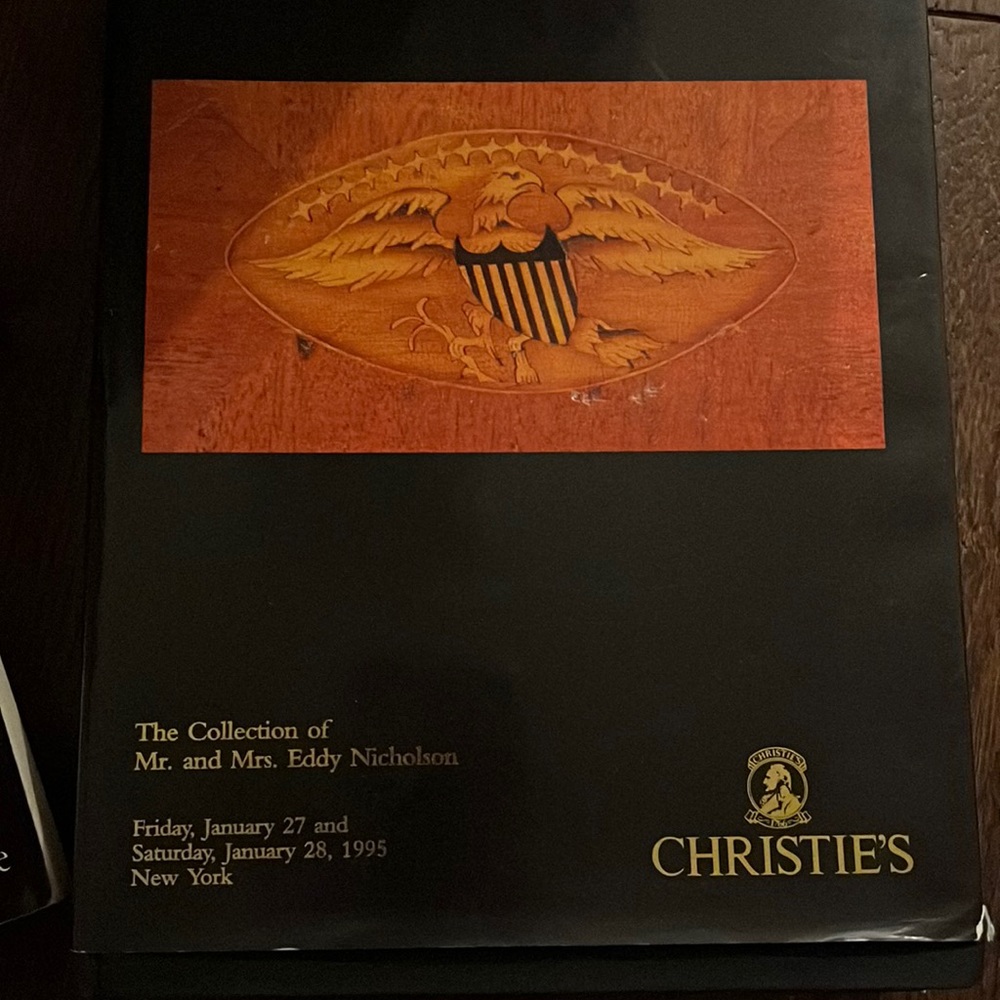 Christie’s auction book 1995